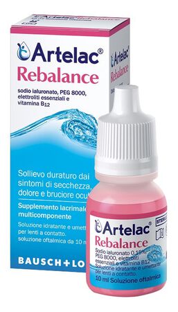 ARTELAC REBALANCE GOCCE OCULARI MULTIDOSE SENZA CONSERVANTI 10 ML image not present