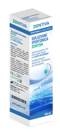 SOLUZIONE IPERTONICA ZENTIVA SPRAY NASALE 100 ML image not present