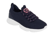 CALZATURA CAMDEN KNITTED TEXTILE WOMAN NAVY BLUE/FUCHSIA TECNOLOGIA MEMORY CUSHION MATERIALE TESSUTO + SIMILPELLE? FODERA TOMAIA SFODERATO FODERA SOTTOPIEDE TESSUTO 41 SS22