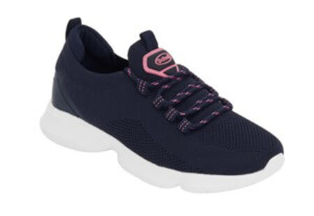 CALZATURA CAMDEN KNITTED TEXTILE WOMAN NAVY BLUE/FUCHSIA TECNOLOGIA MEMORY CUSHION MATERIALE TESSUTO + SIMILPELLE? FODERA TOMAIA SFODERATO FODERA SOTTOPIEDE TESSUTO 41 SS22 image not present