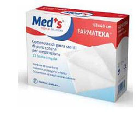 GARZA COMPRESSA MEDS 12/8 36X40CM 12 PEZZI image not present