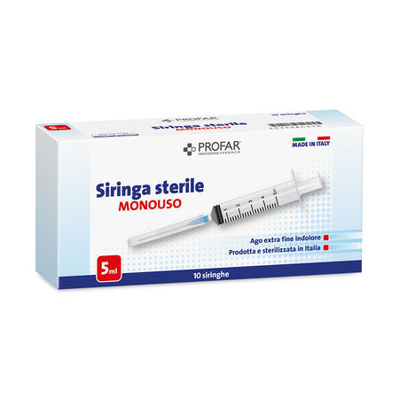 SIRINGA MONOUSO 5 ML PROFAR image not present