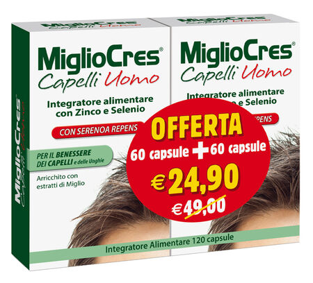 MIGLIOCRES UOMO 60+60 CAPSULE PROMO image not present