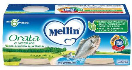 MELLIN OMOGENEIZZATO ORATA 2X80 G image not present