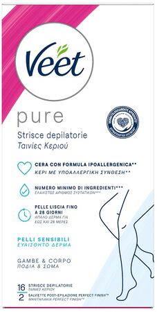 VEET STRISCE CORPO IPOALLERGENICHE 16 PEZZI image not present