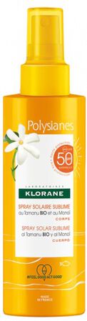 KLORANE SPRAY SOLARE SUBLIME SPF 50 CORPO 200 ML image not present
