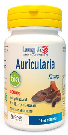 LONGLIFE AURICULARIA BIO 60 CAPSULE image not present