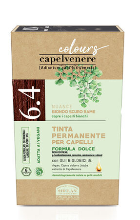 CAPELVENERE COLOURS TINTA CAPELLI 6,4N BIONDO SCURO RAME image not present