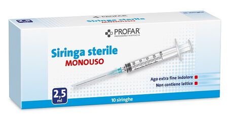 SIRINGA MONOUSO 2,5ML PROFAR image not present
