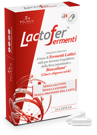 LACTOFER FERMENTI 24 CAPSULE image not present