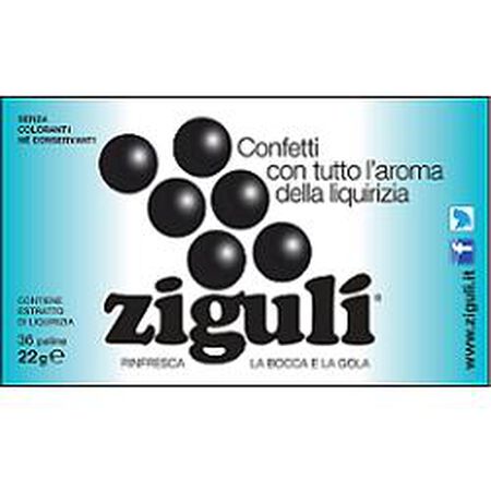 ZIGULI LIQUIRIZIA 36 PALLINE 22 G image not present
