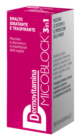 DERMOVITAMINA MICOBLOCK 3 IN 1 SMALTO IDRATANTE E TRASPIRANTE FUCSIA 5 ML image not present