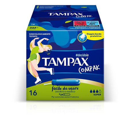 TAMPAX COMPAK SUPER 16 PEZZI image not present