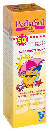 PEDIASOL SPF 50 CREMA SOLARE 100 ML image not present