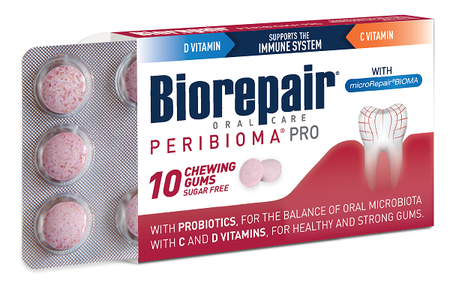 BIOREPAIR PERIBIOMA GOMME MASTICABILI 10 COMPRESSE DA 1,2 G image not present