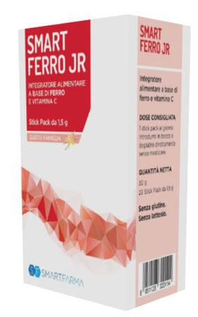SMART FERRO JR 20 STICK PACK GUSTO VANIGLIA image not present