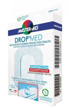 MEDICAZIONE MASTER-AID DROP MED 10 X 10 CM 5 PEZZI image not present