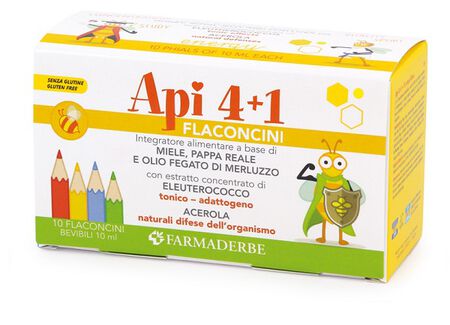 APIQUATTRO + 1 10 FLACONCINI DA 10 ML image not present