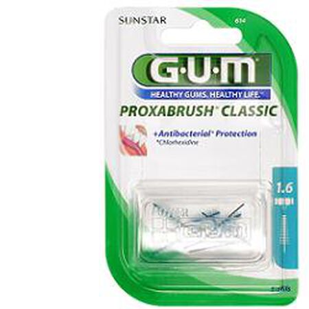 GUM PROXABRUSH CLASSIC 614 SCOVOLINO INTERDENTALE 8 PEZZI image not present