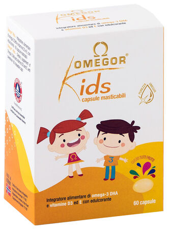 OMEGOR KIDS 60 CAPSULE MASTICABILI image not present