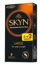 AKUEL SKYN LARGE PIU AMPI/LUNGHI 6 PEZZI + 2 OMAGGIO