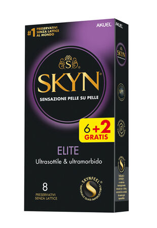 AKUEL SKYN ELITE ULTRASOTTILE & ULTRAMORDBIDO 6 PEZZI + 2 OMAGGIO image not present
