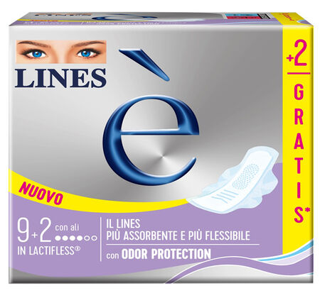 LINES E' ALI CARRY PACK 9 + 2 PEZZI image not present