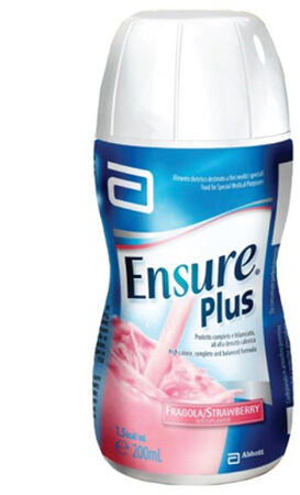 ENSURE PLUS FRAGOLA 4 BOTTIGLE DA 200 ML image not present