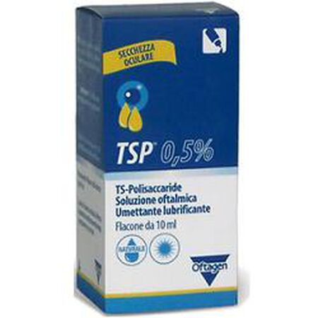 SOLUZIONE OFTALMICA TSP 0,5% TS POLISACCARIDE FLACONE 10 ML image not present
