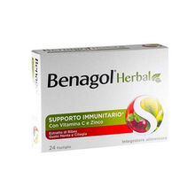 BENAGOL HERBAL MENTA E CILIEGIA 24 PASTIGLIE