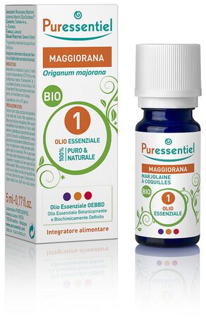 PURESSENTIEL MAGGIORANA OLIO ESSENZIALE BIO 5 ML image not present