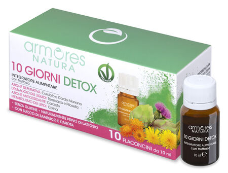 ARMORES NATURA 10 GIORNI DETOX 10 FLACONCINI DA 10 ML image not present