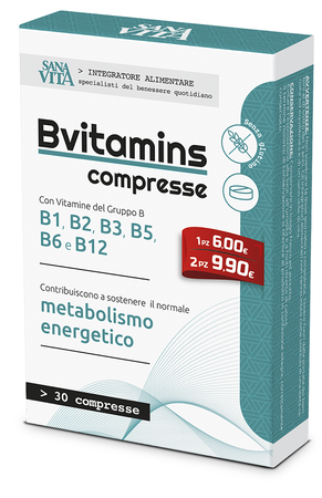 SANAVITA BVITAMINS 30 COMPRESSE image not present
