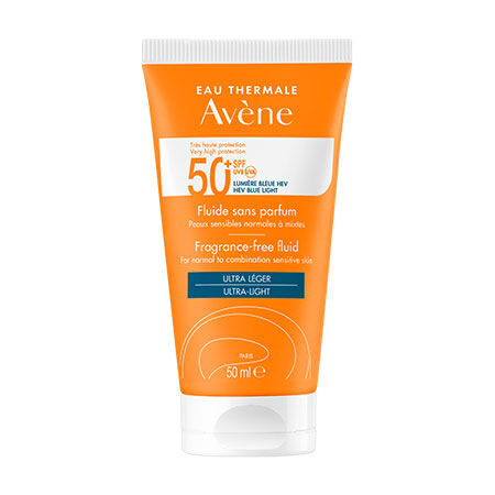 AVENE SOL FLUIDO SPF50+ SENZA PROFUMO NUOVA FORMULA 50 ML image not present