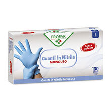 PROFAR GUANTO IN NITRILE SENZA POLVERE L 100 PEZZI