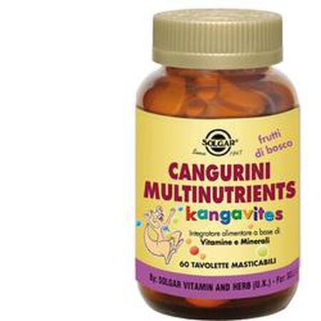 CANGURINI MULTINUTRIENTS FRUTTI BOSCO 60 COMPRESSE image not present