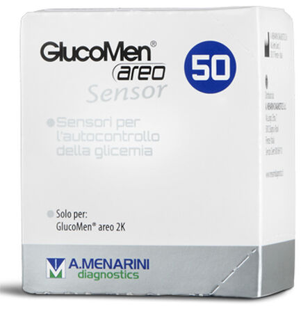 STRISCE MISURAZIONE GLICEMIA GLUCOMEN AREO SENSOR 50 PEZZI image not present