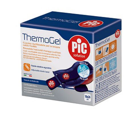 THERMOGEL CUSCINO TERAPIA CALDO FREDDO 10X26 CM CON FASCIA ELASTICA image not present