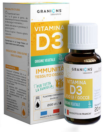 GRANIONS VITAMINA D3 GOCCE 20 ML image not present