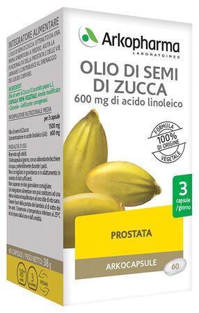 ARKO CAPSULE OLIO SEMI ZUCCA 60 CAPSULE image not present