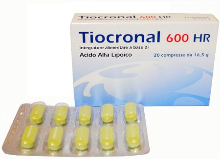 TIOCRONAL 600 HR 20 COMPRESSE image not present