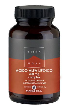 TERRANOVA ACIDO ALFA LIPOICO 300MG COMPLEX 50 CAPSULE image not present