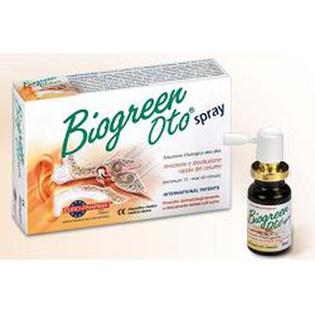 SOLUZIONE OTOLOGICA BIOGREEN OTO SPRAY RIMOZIONE E DISSOLUZIONE CERUME 13 ML image not present