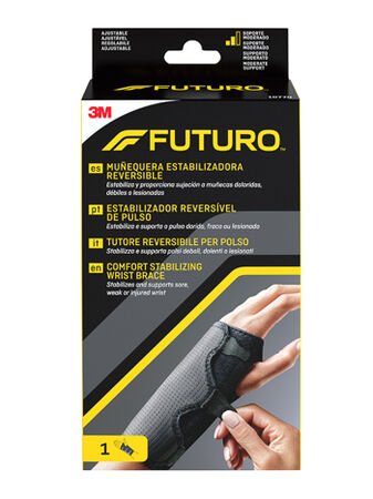 TUTORE PER POLSO REVERSIBILE FUTURO NERO 1 PEZZO image not present