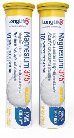 LONGLIFE MAGNESIUM 375 FIZZ 20 COMPRESSE EFFERVESCENTI image not present