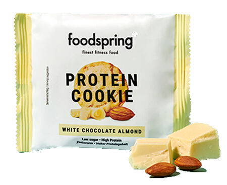 PROTEIN COOKIE CIOCCOLATO BIANCO E MANDORLA 50 G image not present