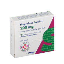 IBUPROFENE (SANDOZ)*24 cpr riv 200 mg