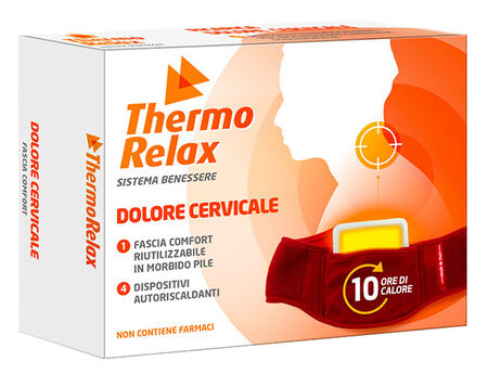 THERMORELAX FASCIA DOLORE CERVICALE+4 DISPOSITIVI AUTORISCALDANTI image not present