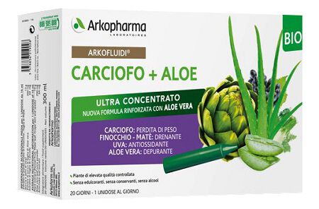 ARKOFLUIDI CARCIOFO+ALOE VERA 20 FLACONCINI 200 G image not present