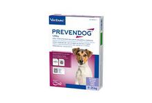 PREVENDOG*2 collari medicati 26,4 g (60 cm) per cani taglia da piccola a media (peso fino a 25 Kg) scatola di cartone